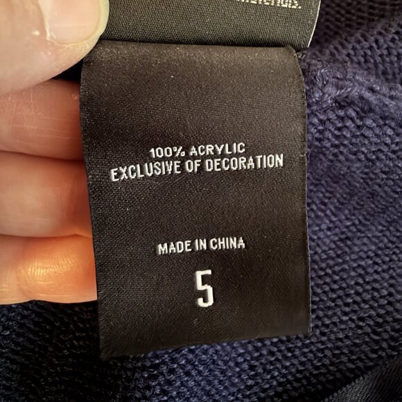 Torrid Size 5X Navy Blue Disney Alice In Wonderland Cardigan With Hood Sweater - Picture 7 of 9